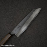 初心 雲影 青二鋼 黒打ちダマスカス 文化 180mm