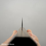 初心 雲影 青二鋼 黒打ちダマスカス 文化 180mm
