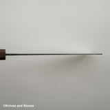 初心 雲影 青二鋼 黒打ちダマスカス 菜切 165mm ブラックチャカテ