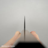 初心 雲影 青二鋼 黒打ちダマスカス 菜切 165mm ブラックチャカテ