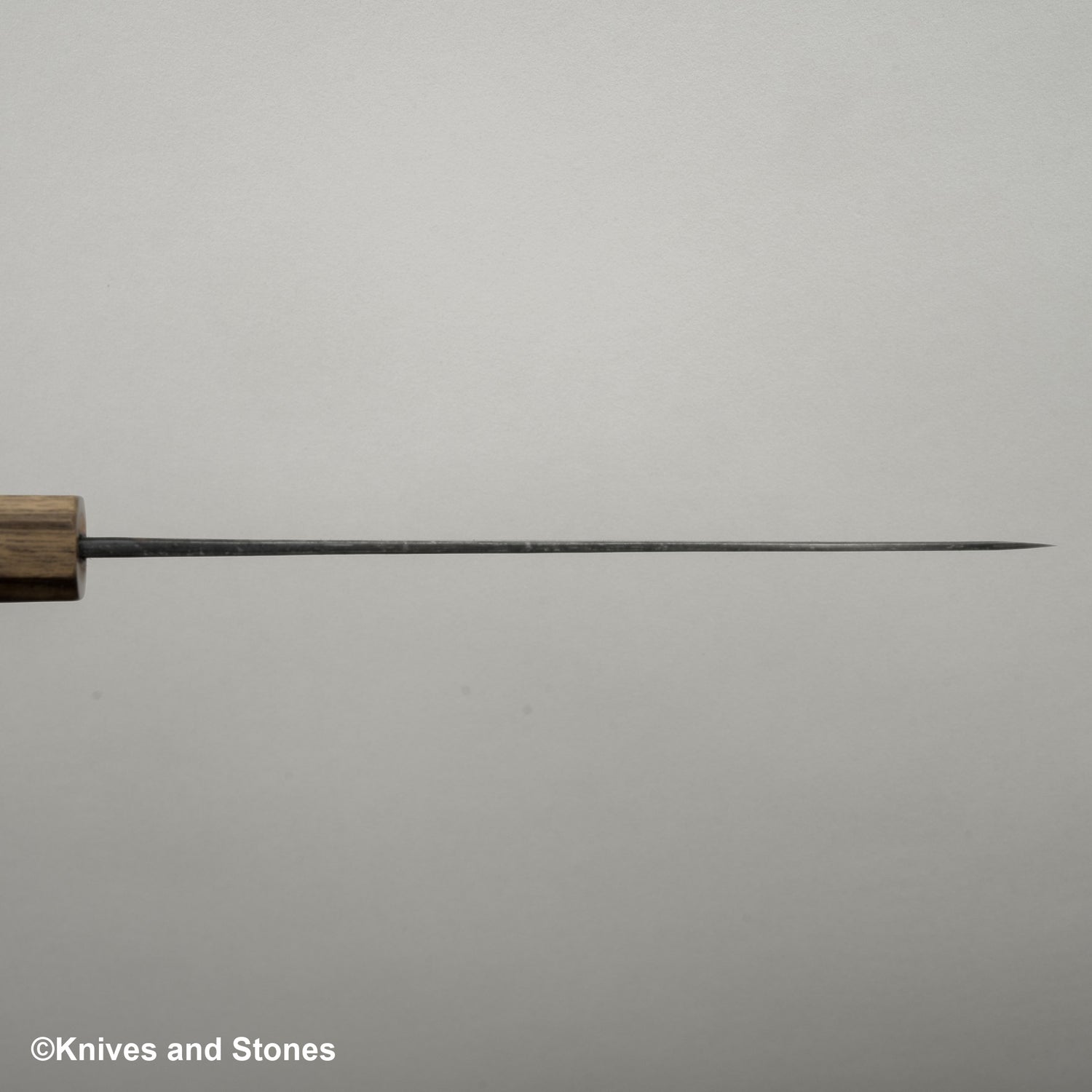 初心 雲影 青二鋼 黒打ちダマスカス 三徳 180mm ブラックチャカテ