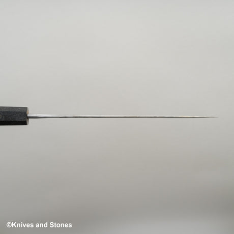 二唐刃物鍛造所 x 初心 流水 青二鋼 ダマスカス 梨地 牛刀 210mm