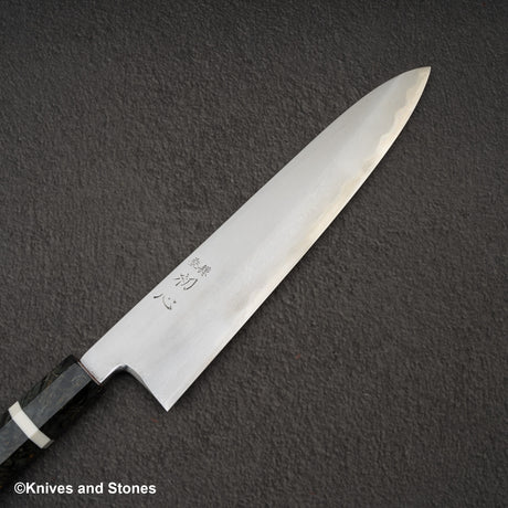 初心 x 中川打刃物 青一鋼 ダマスカス 牛刀 240mm