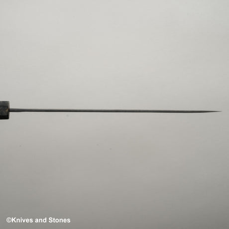 初心 x 二唐刃物鍛造所 悦び SLD鋼 カッパーダマスカス 筋引 240mm バーチハンドル