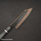 初心 x 二唐刃物鍛造所 悦び SLD鋼 銅ダマスカス 文化 180mm