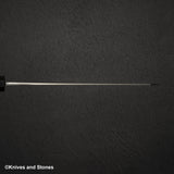 初心 x 吉金刃物 SKD合金工具鋼 梨地 切付牛刀 240mm エボニーハンドル