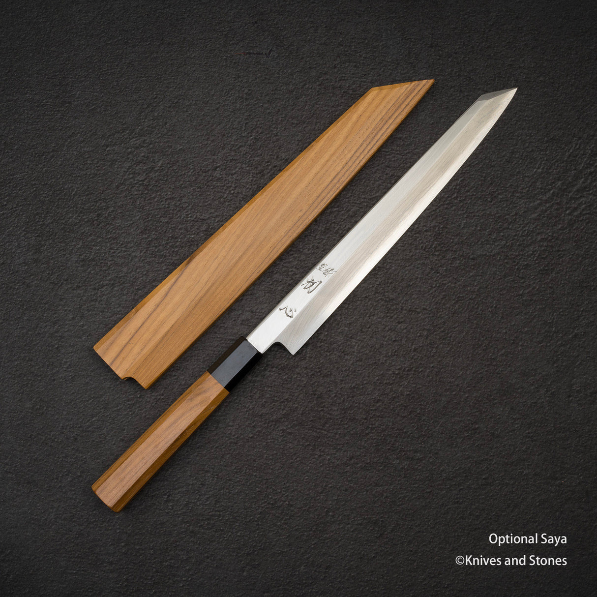 中川打刃物 銀三鋼 霞 切付柳刃 270mm