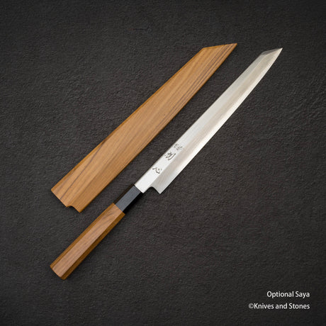 中川打刃物 銀三鋼 霞 切付柳刃 270mm