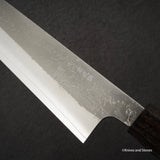 初心 x 吉金刃物 SKD合金工具鋼 梨地 筋引 240mm