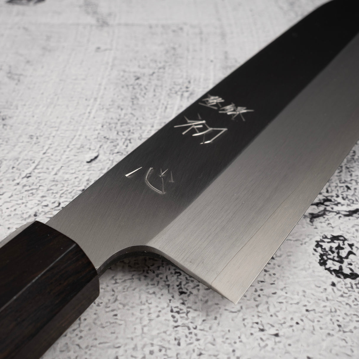初心 x 明神利器制作所 白鷺 銀三鋼 鎌形薄刃 210mm