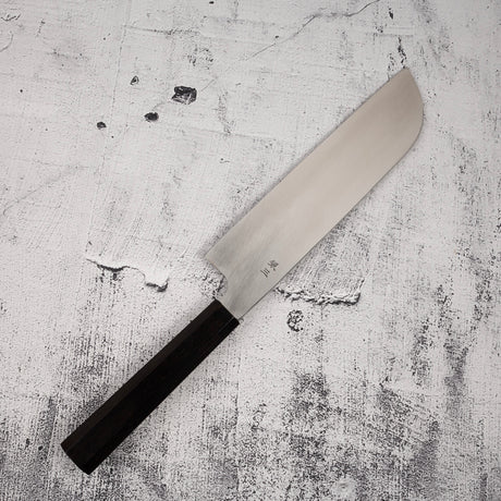 初心 x 明神利器制作所 白鷺 銀三鋼 鎌形薄刃 210mm