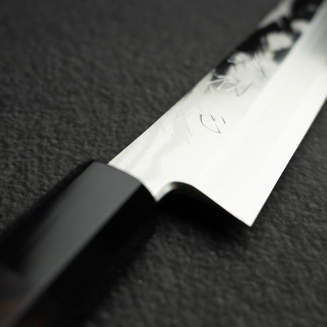 初心 x Shimizu 銀三鋼 ダマスカス 切付柳刃 270mm