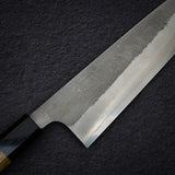 初心 x 吉金刃物 SKD合金工具鋼 梨地 牛刀 210mm 高身 アルゼンチンリグナムバイタハンドル