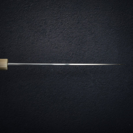 初心 x 吉金刃物 SKD合金工具鋼 梨地 牛刀 210mm 高身 ハート型エボニーハンドル