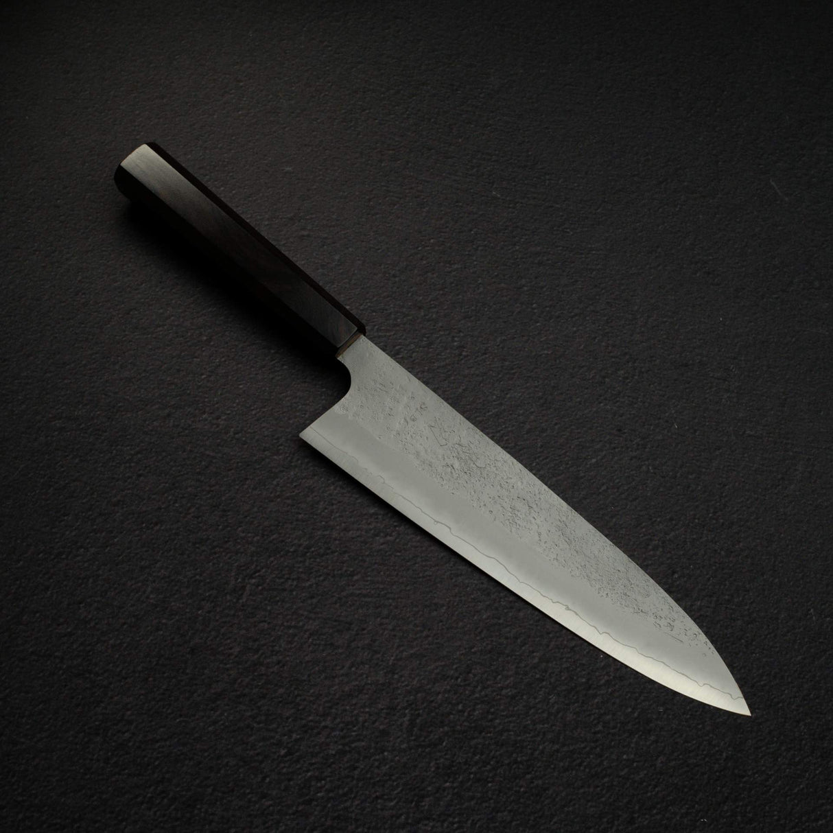 K&S Yuepo SLD Nashiji Gyuto 210mm, Ebony Handle