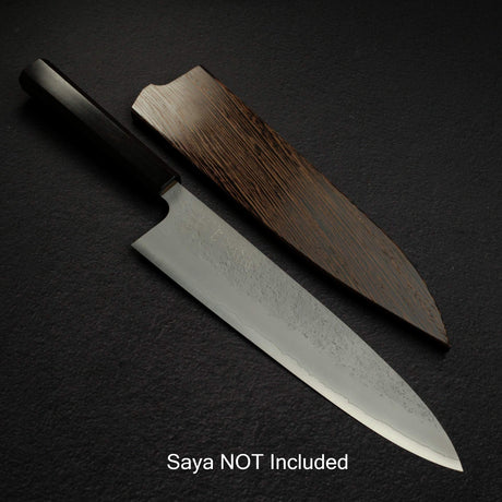 K&S Yuepo SLD Nashiji Gyuto 240mm, Ebony Handle