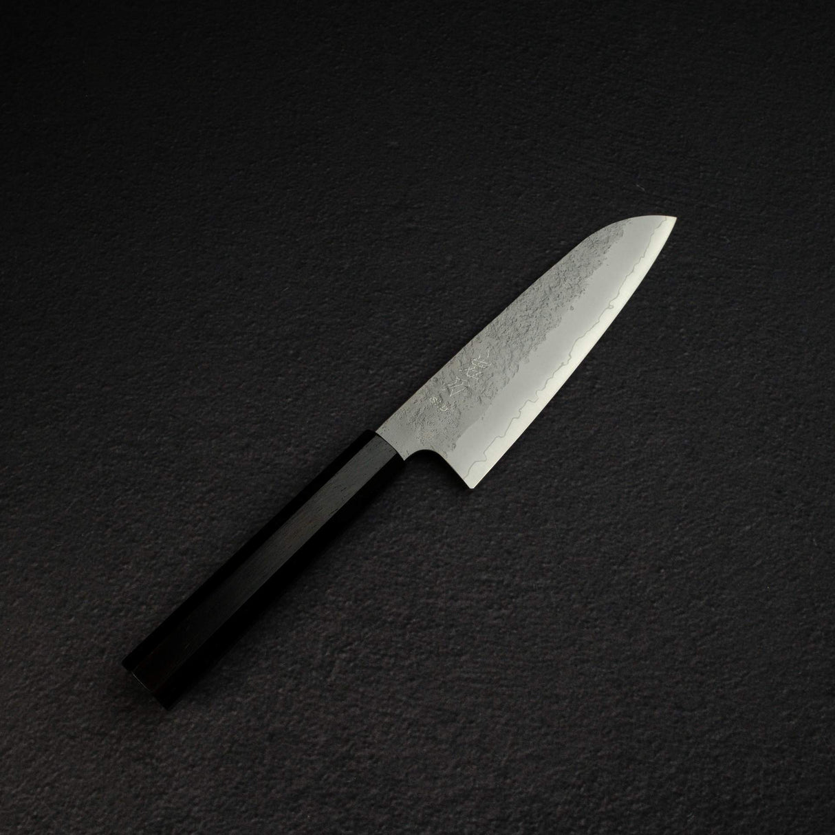 K&S Yuepo SLD Nashiji Ko-Santoku 135mm, Ebony Handle
