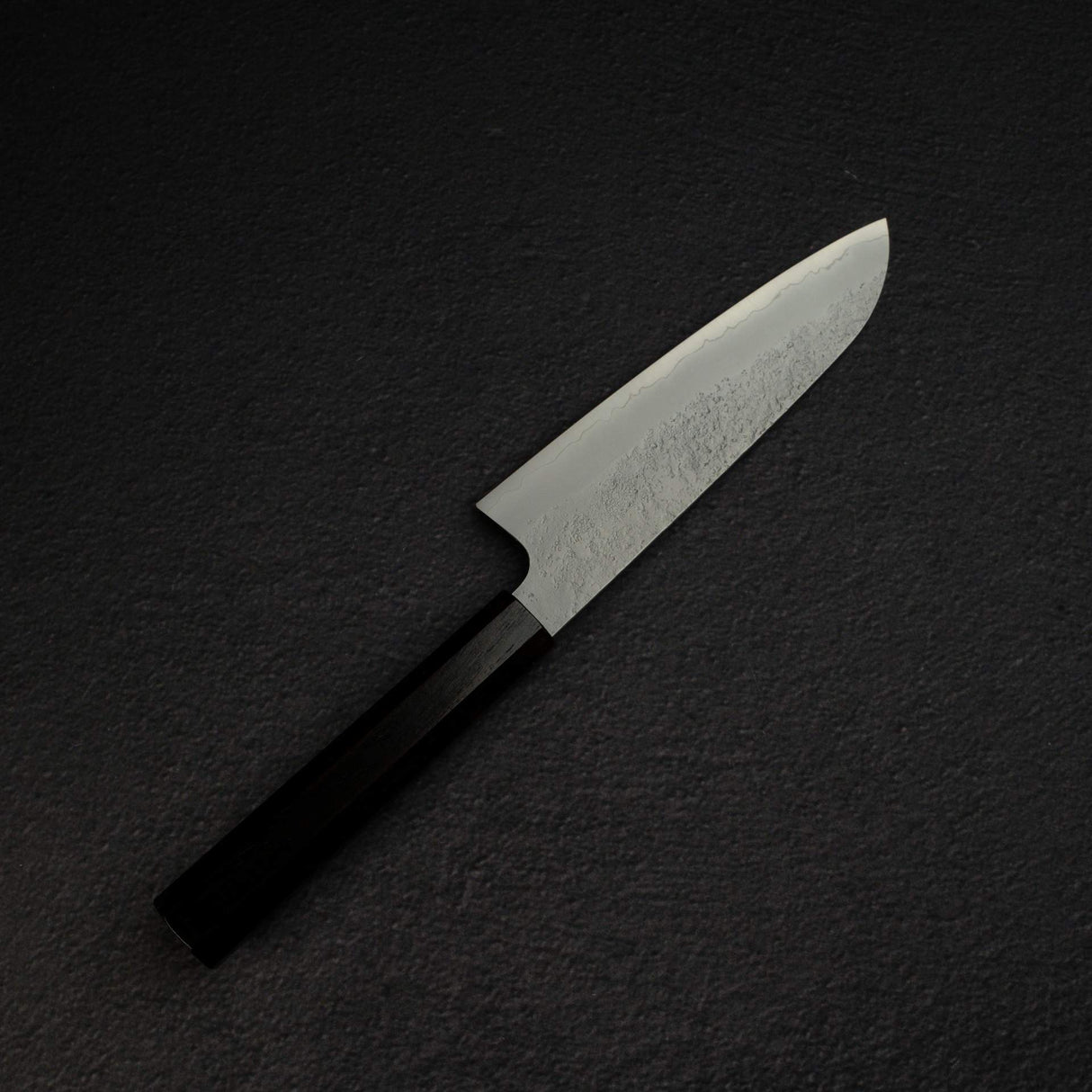 K&S Yuepo SLD Nashiji Ko-Santoku 135mm, Ebony Handle