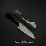 K&S Yuepo SLD Nashiji Ko-Santoku 135mm, Ebony Handle