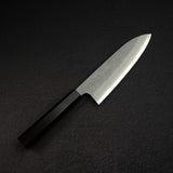 K&S Yuepo SLD Nashiji Santoku 180mm, Ebony Handle