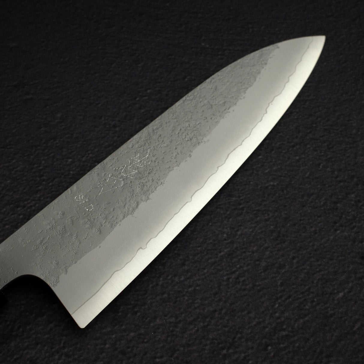K&S Yuepo SLD Nashiji Santoku 180mm, Ebony Handle