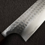 安竜 青二鋼 槌目ステンレスクラッド 牛刀 210mm エボニー柄
