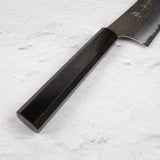 黒﨑打刃物 黒旋 青紙スーパー 切付牛刀 210mm
