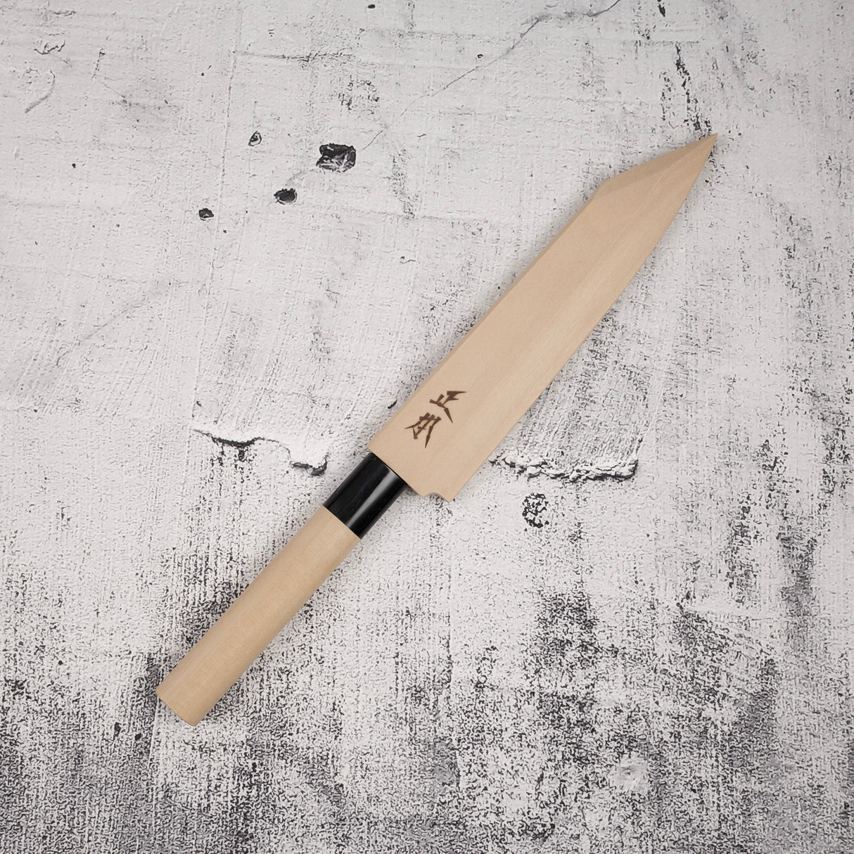 正本 白二鋼 切付柳刃 165mm KS4616 鞘付き