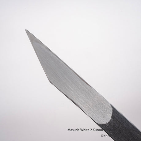 増田切出工場 白二鋼 黒打ち 切出 24mm