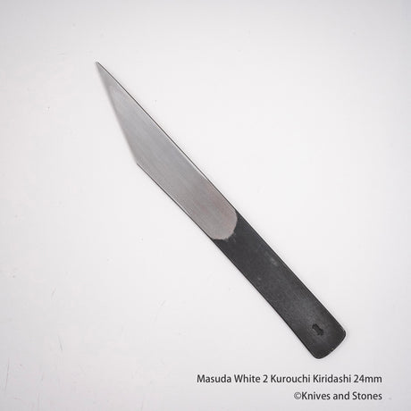 増田切出工場 白二鋼 黒打ち 切出 24mm