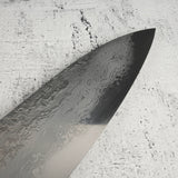 増田 吉秀 青一鋼 ダマスカス 牛刀 220mm