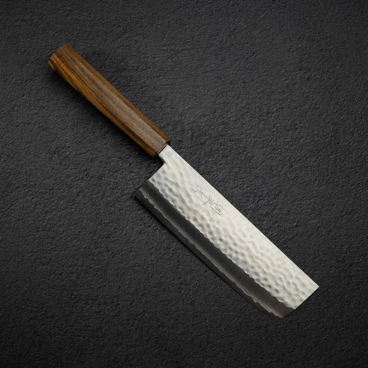 増谷打刃物 黒鯨 V金10号 ダマスカス 菜切 165mm