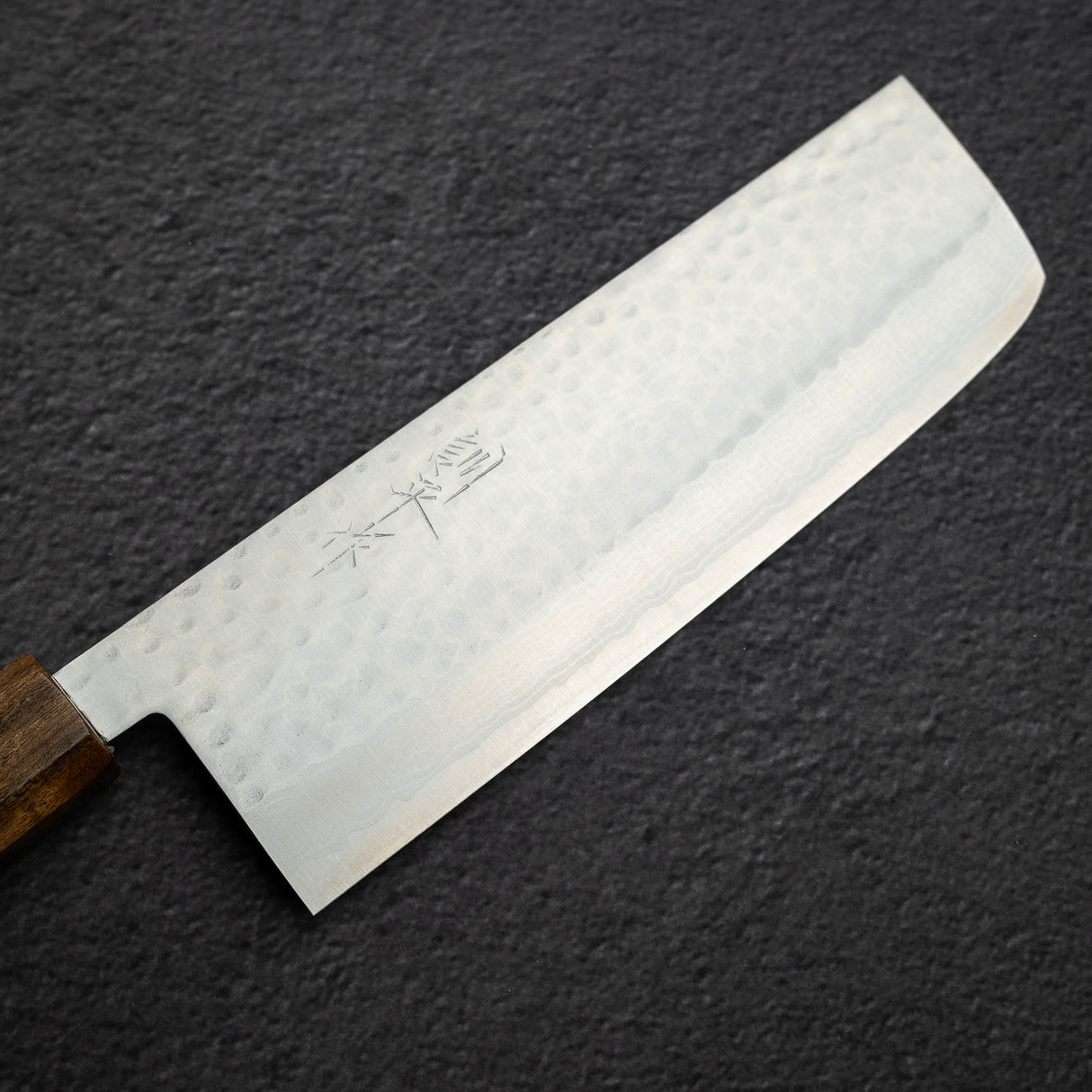 増谷打刃物 黒鯨 V金10号 ダマスカス 菜切 165mm