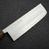 増谷打刃物 黒鯨 V金10号 ダマスカス 菜切 165mm