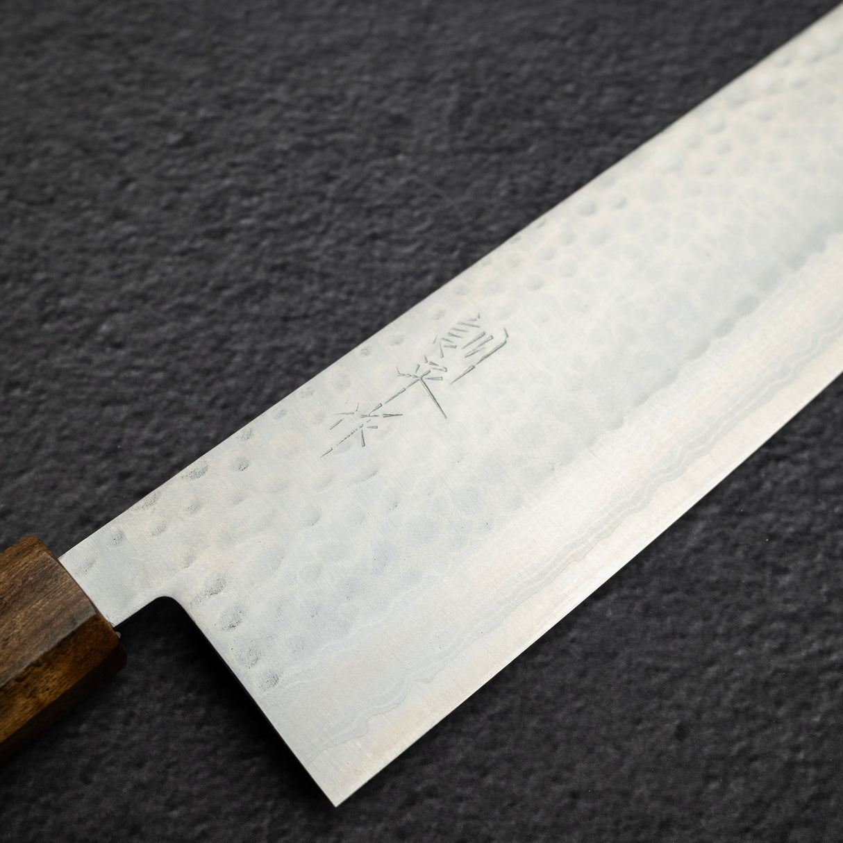増谷打刃物 黒鯨 V金10号 ダマスカス 菜切 165mm