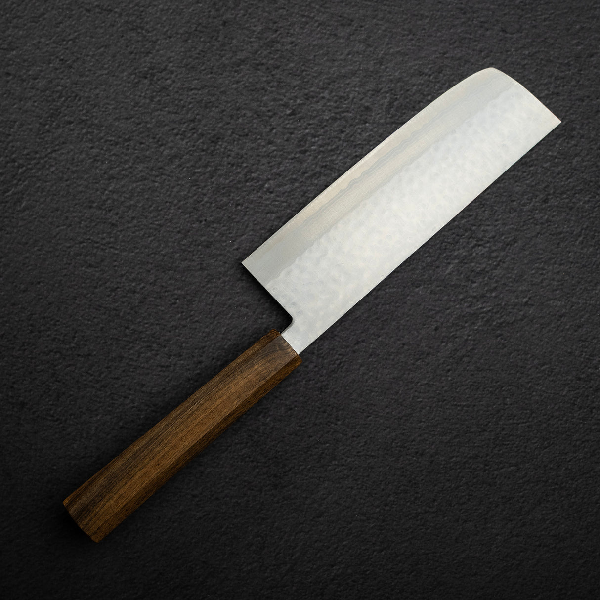 増谷打刃物 黒鯨 V金10号 ダマスカス 菜切 165mm