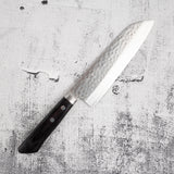 増谷打刃物 黒龍 VG10 ダマスカス 槌目 三徳 170mm