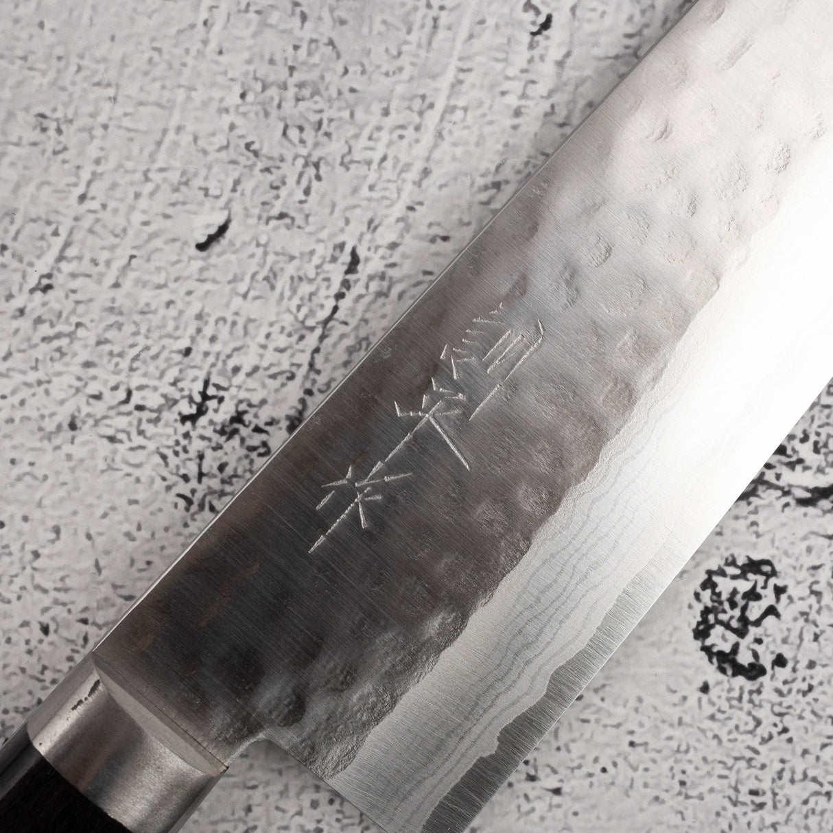 増谷打刃物 黒龍 VG10 ダマスカス 槌目 三徳 170mm