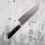増谷打刃物 黒龍 VG10 ダマスカス 槌目 三徳 170mm