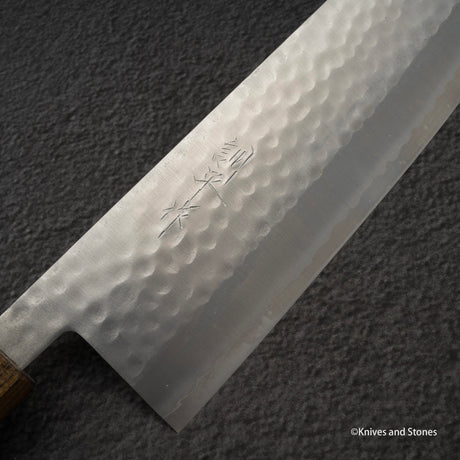 増谷打刃物 V金1号 槌目 菜切 165mm