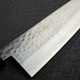 増谷打刃物 V金1号 槌目 三徳 170mm ブラックチャカテハンドル
