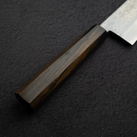 増谷打刃物 V金1号 槌目 三徳 170mm ブラックチャカテハンドル