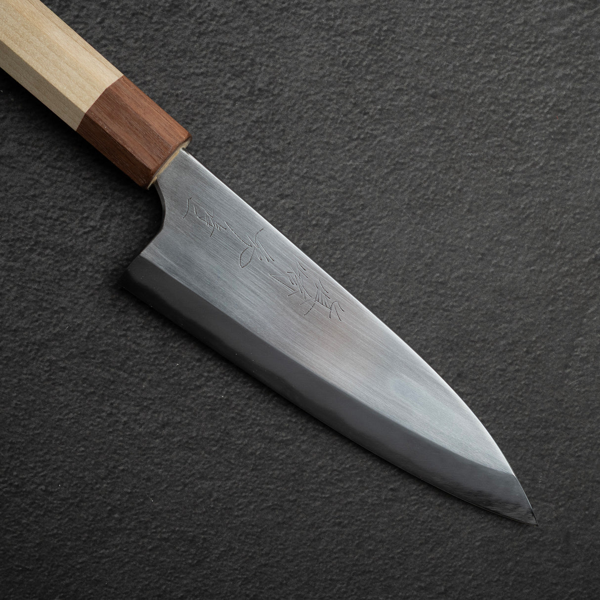 眞崎 直樹 青二鋼 磨き 出刃 180mm