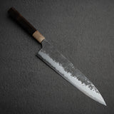 眞崎 直樹 白二鋼 黒打ち 牛刀 240mm