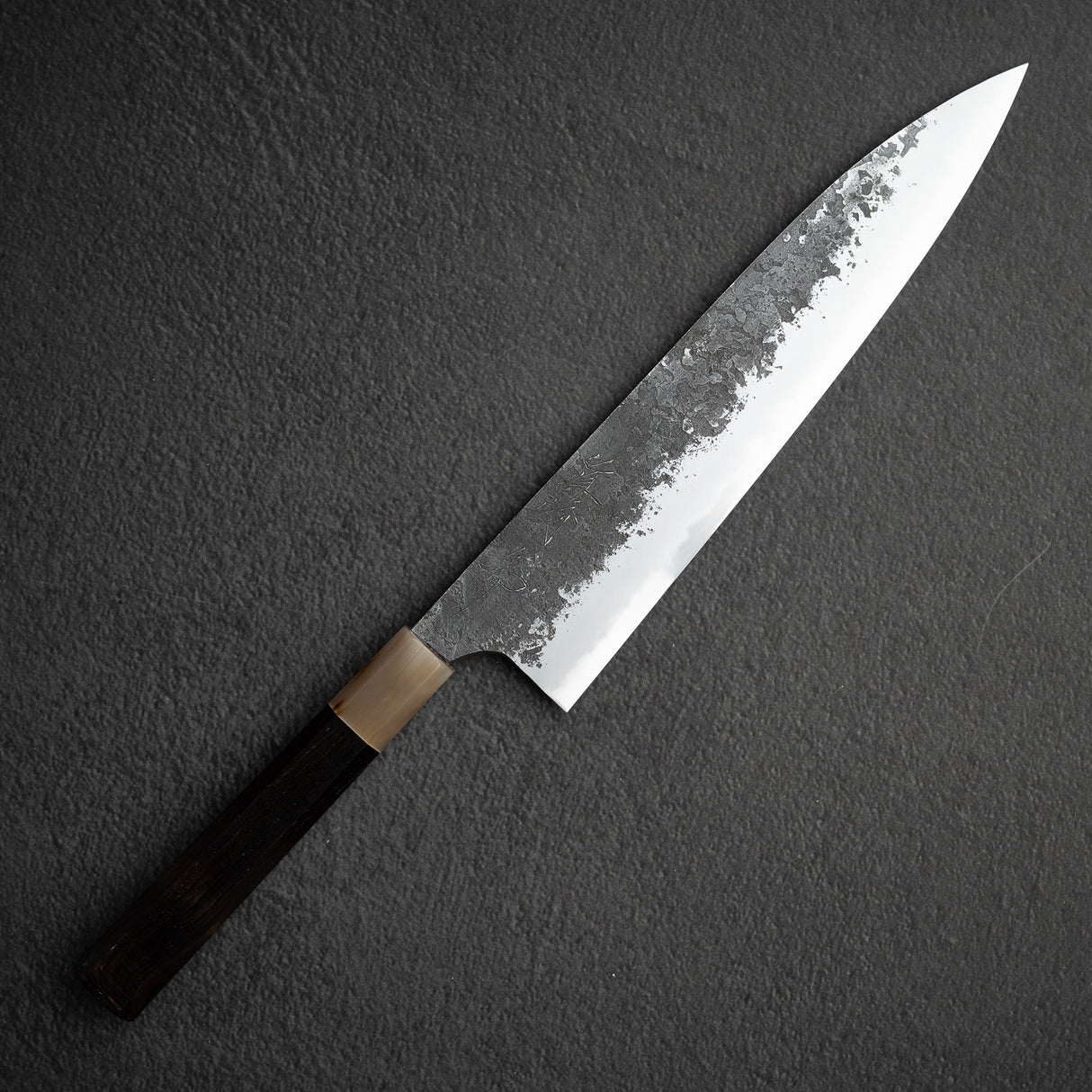 眞崎 直樹 白二鋼 黒打ち 牛刀 240mm