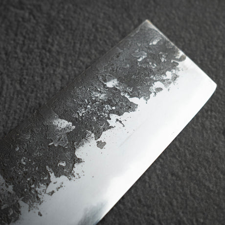 眞崎 直樹 白二鋼 黒打ち 菜切 180mm