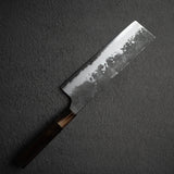 眞崎 直樹 白二鋼 黒打ち 菜切 180mm