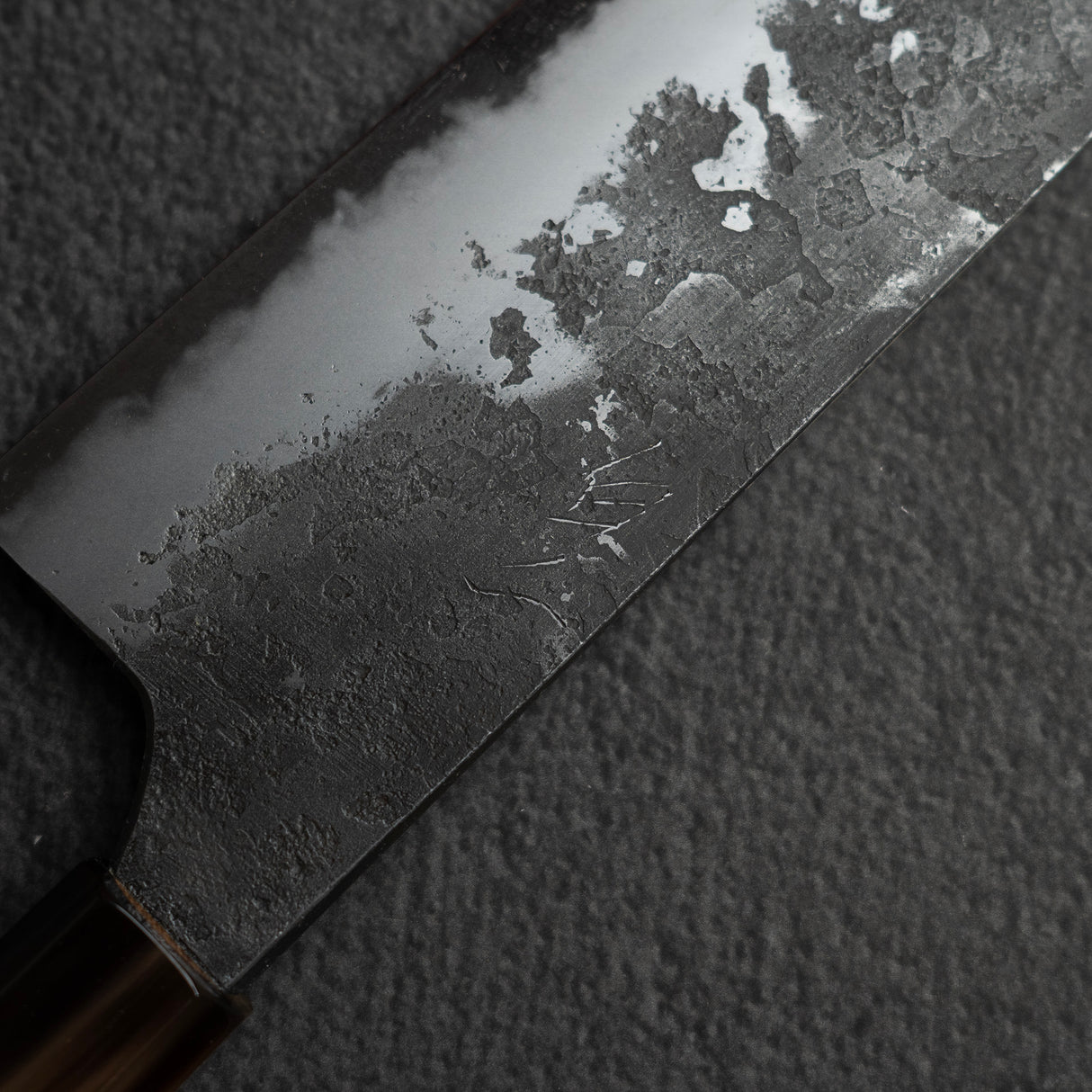 眞崎 直樹 白二鋼 黒打ち 菜切 180mm
