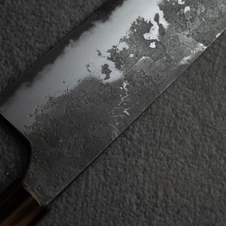 眞崎 直樹 白二鋼 黒打ち 菜切 180mm
