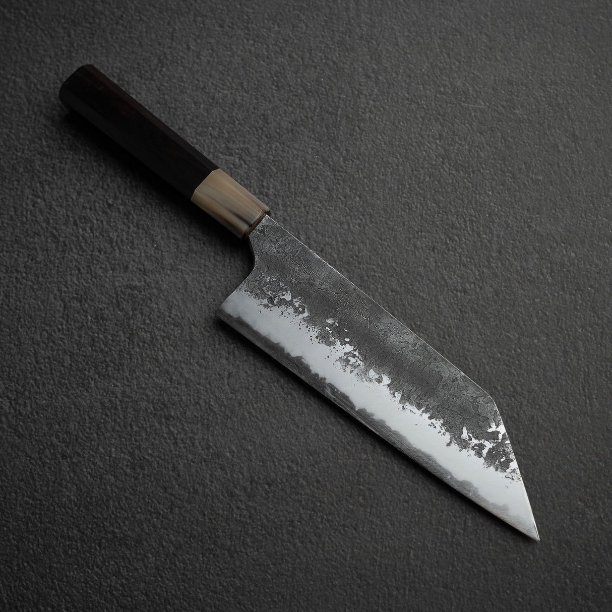 眞崎 直樹 白二鋼 黒打ち 三徳 180mm